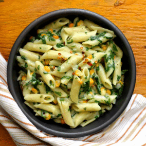 Corn And Spinach