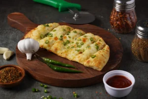 Chlly Cheese Garlic Bread